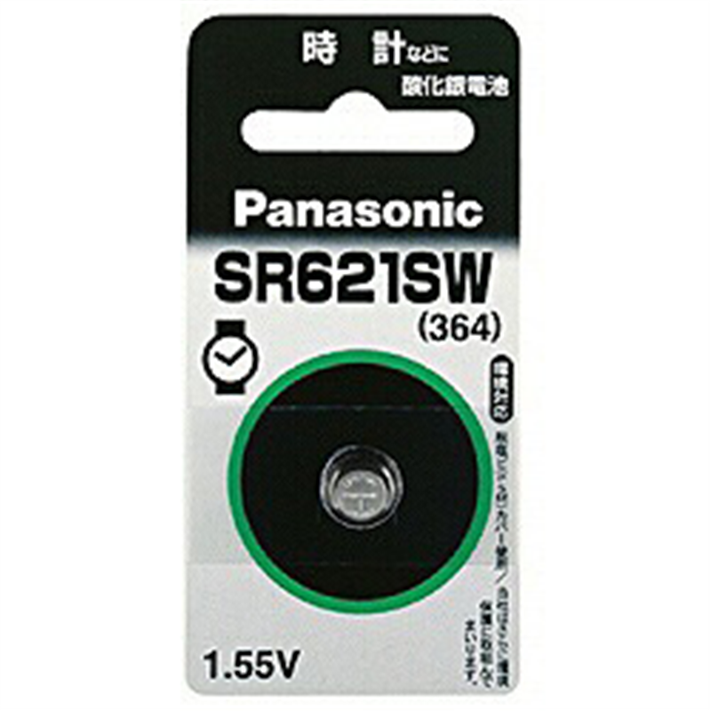 パナソニック ボタン型電池 SR621SW  ［1本 /酸化銀］ SR621SW 1個（ご注文単位1個）【直送品】