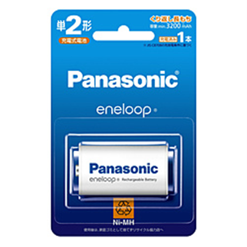 パナソニック 単2形ニッケル水素電池   BK-2MCD/1 ［1本］ BK2MCD1 1個（ご注文単位1個）【直送品】