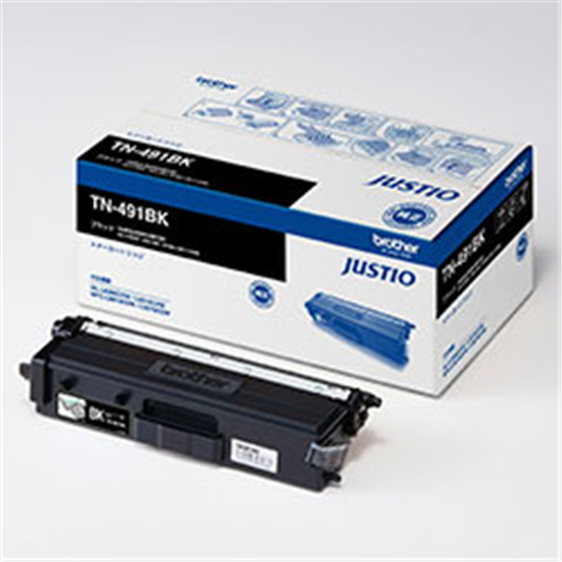 ブラザー 【ブラザー純正】トナーカートリッジブラック　TN-491BK　対応型番：HL-L9310CDW、HL-L8360CDW、MFC-L9570CDW、MFC-L8610CDW　他 トナーカートリッジ ブラック TN-491BK TN491BK 1個（ご注文単位1個）【直送品】
