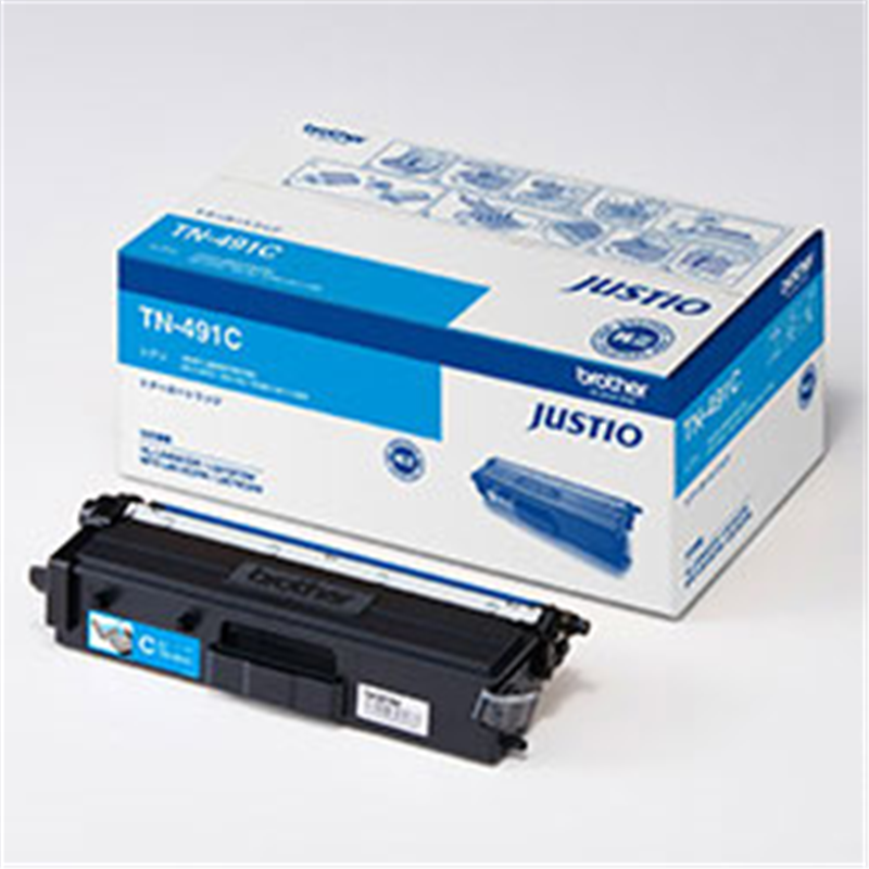 ブラザー 【ブラザー純正】トナーカートリッジシアン　TN-491C　対応型番：HL-L9310CDW、HL-L8360CDW、MFC-L9570CDW、MFC-L8610CDW　他 トナーカートリッジ シアン TN-491C TN491C 1個（ご注文単位1個）【直送品】