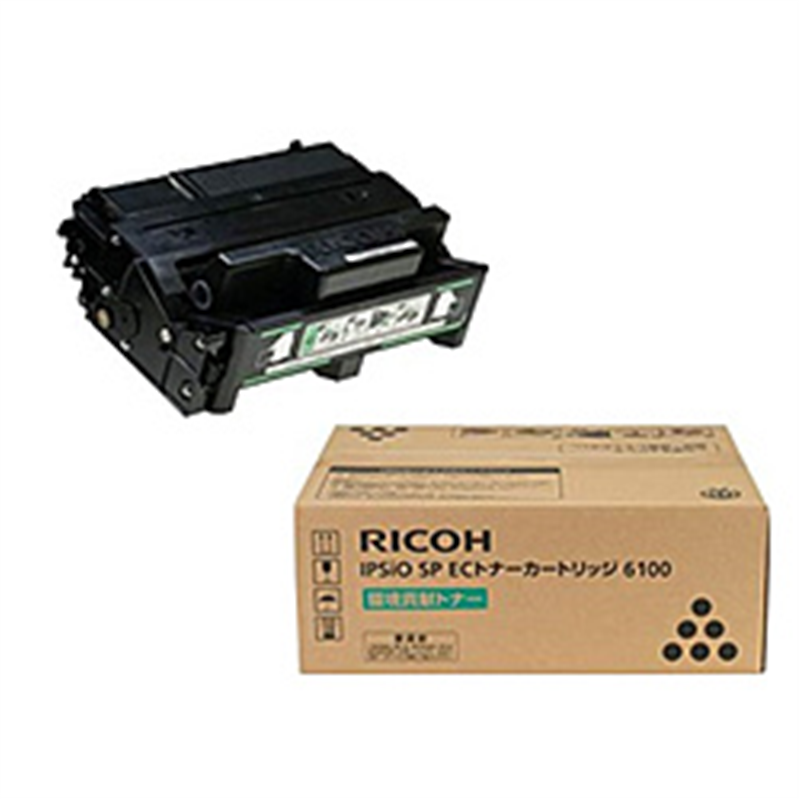 リコー 純正トナー IPSiO SP ECトナーカートリッジ 6100 ブラック 308677 308677 1個（ご注文単位1個）【直送品】
