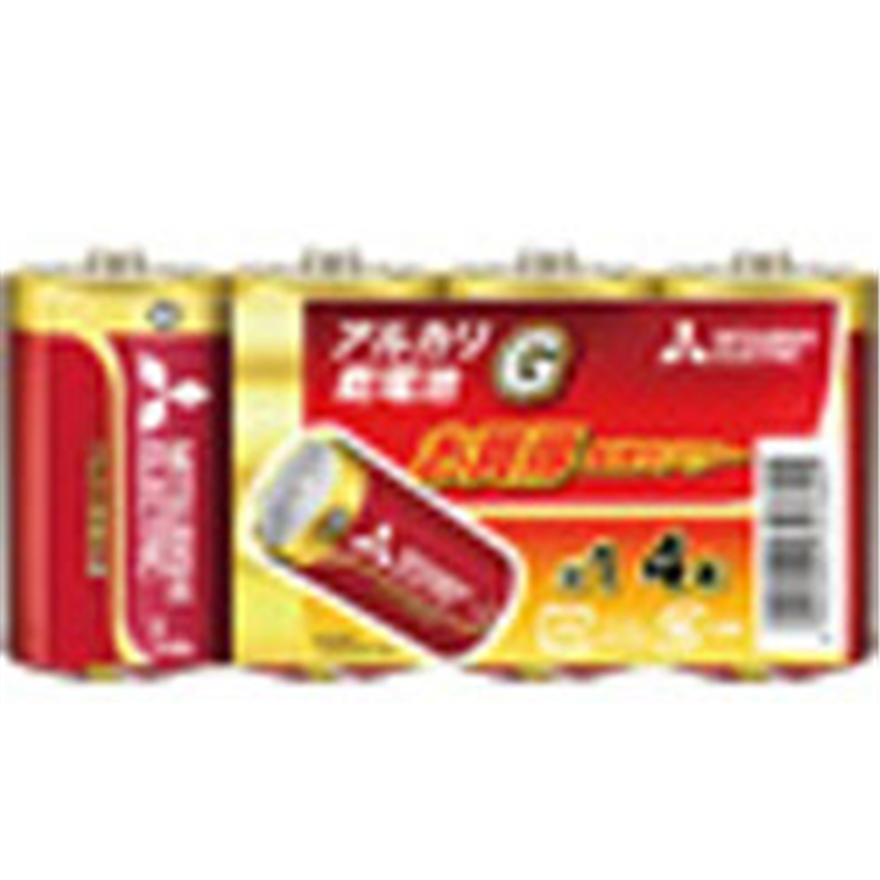 三菱電機 単1電池 LR20GD/4S  ［4本 /アルカリ］ LR20GD4S 1個（ご注文単位1個）【直送品】
