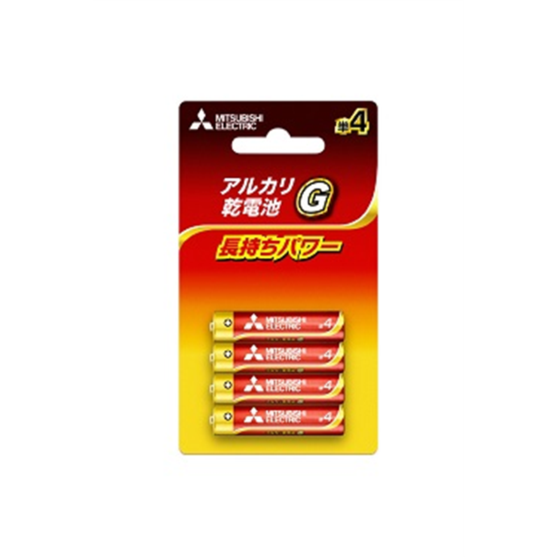 三菱電機 単4電池 LR03GD/4BP  ［4本 /アルカリ］ LR03GD4BP 1個（ご注文単位1個）【直送品】