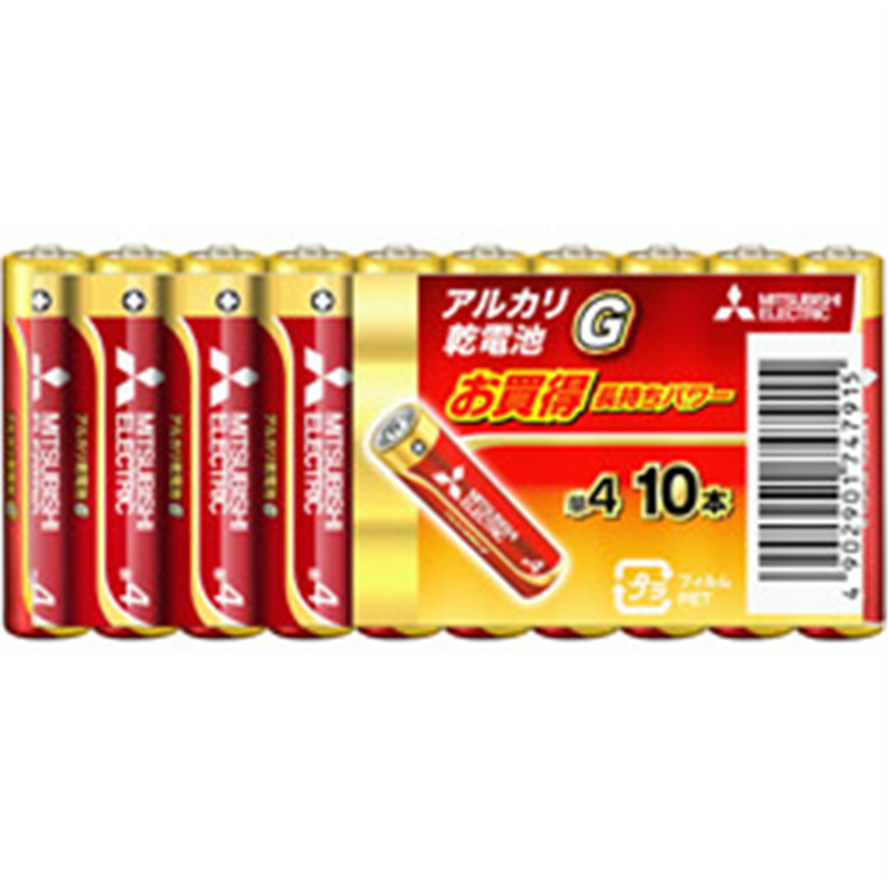 三菱電機 単4電池 LR03GD/10S  ［10本 /アルカリ］ LR03GD10S 1個（ご注文単位1個）【直送品】