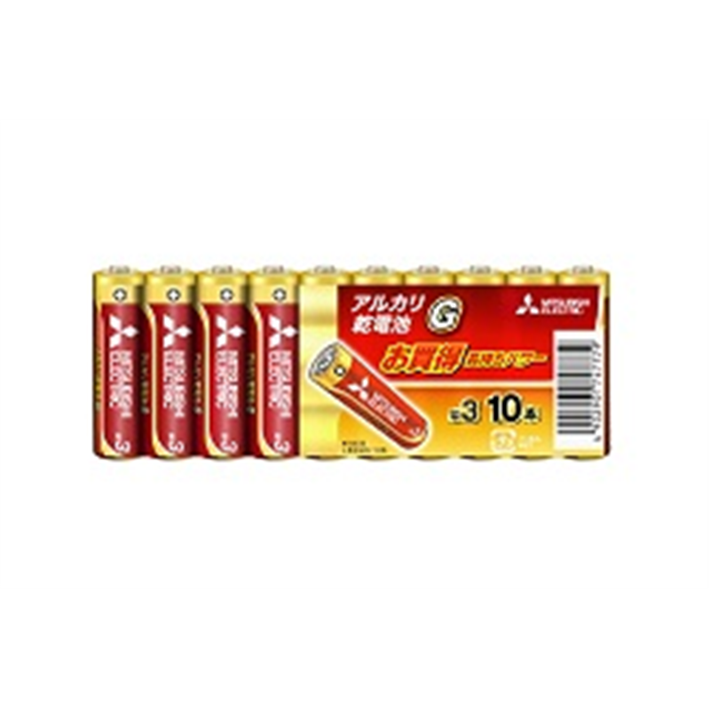 三菱電機 単3電池 LR6GD/10S  ［10本 /アルカリ］ LR6GD10S 1個（ご注文単位1個）【直送品】
