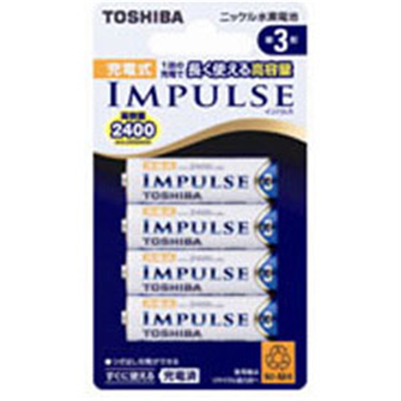 東芝 単3形 充電池 TNH-3A 4P  ［4本］ TNH3A4P 1個（ご注文単位1個）【直送品】