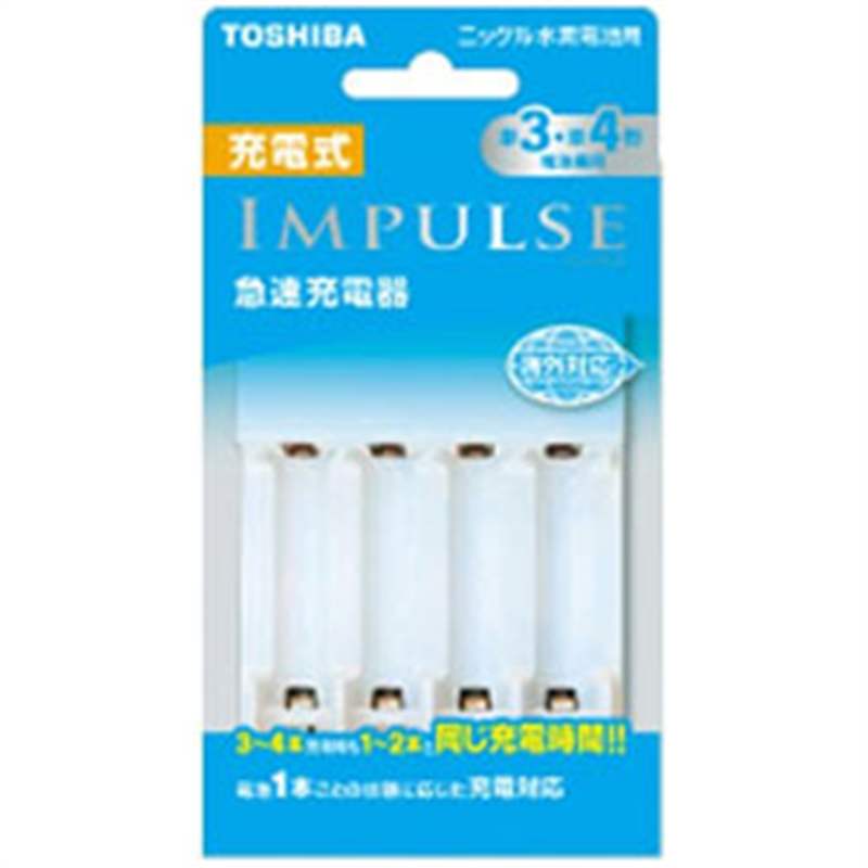 >東芝 充電器 TNHC-34SMC  ［充電器のみ /単3形～単4形兼用］ TNHC34SMC 1個（ご注文単位1個）【直送品】