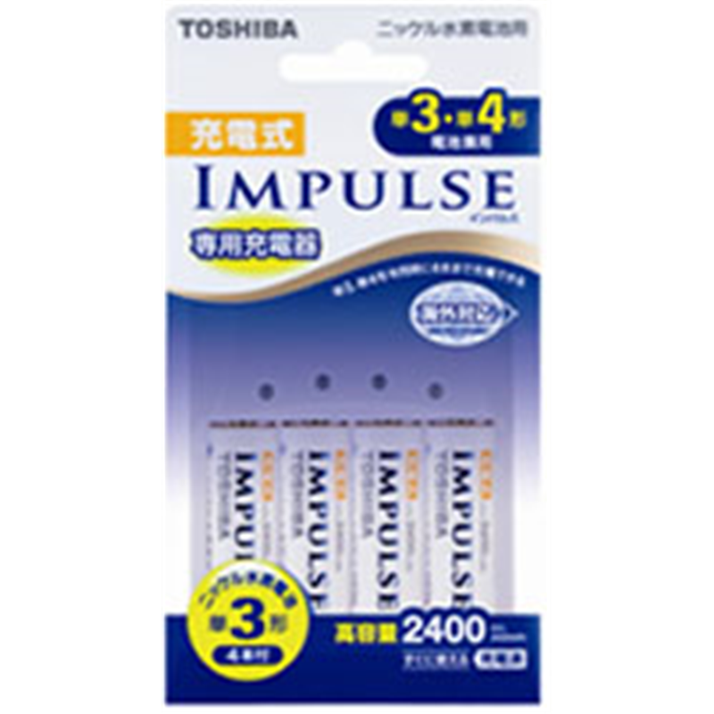 東芝 充電器 TNHC-34AH  ［充電器+充電池 /単3形4本 /単3形～単4形兼用］ TNHC34AH 1個（ご注文単位1個）【直送品】