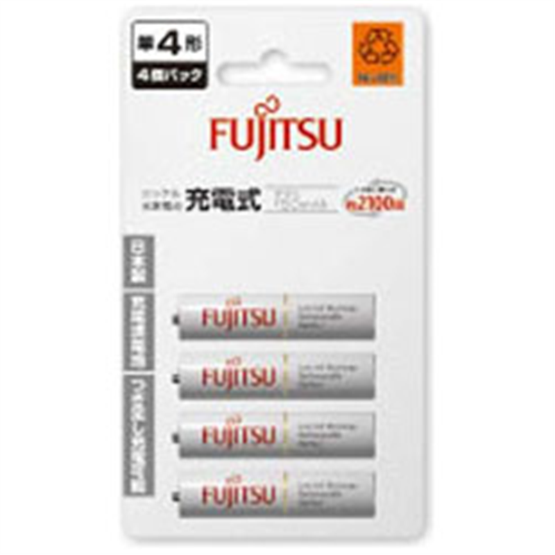 富士通 単4形 充電池 HR-4UTC 4B  ［4本］ HR4UTC4B 1個（ご注文単位1個）【直送品】
