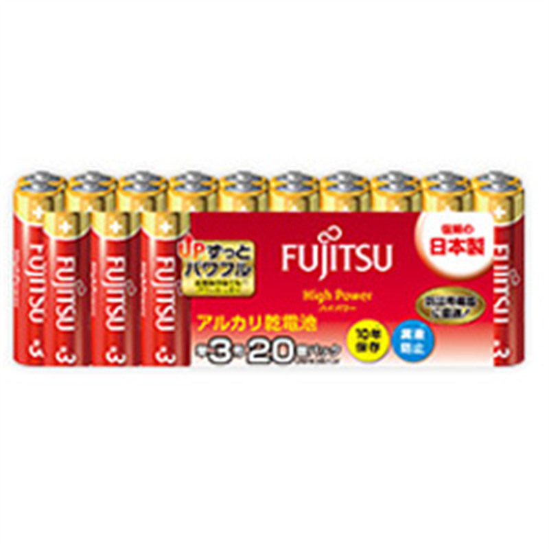 富士通 単3電池 LR6FH-20S  ［20本 /アルカリ］ LR6FH20S 1個（ご注文単位1個）【直送品】