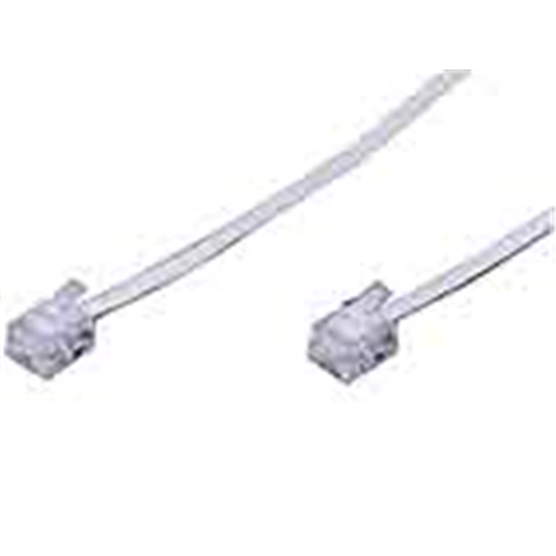 JVC テレホンコード（6極4芯） TF1100FW 1個（ご注文単位1個）【直送品】