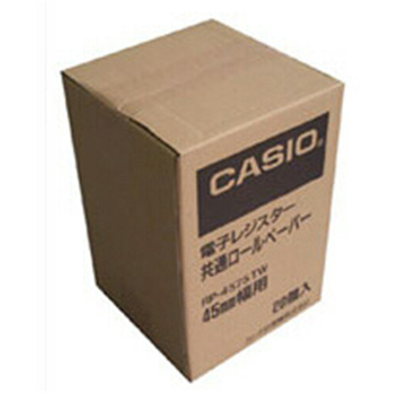 カシオ レジスター用　普通ロール紙　20個入り　（幅45mm×外径75mm）　RP-4575-TW RP4575TW 1個（ご注文単位1個）【直送品】