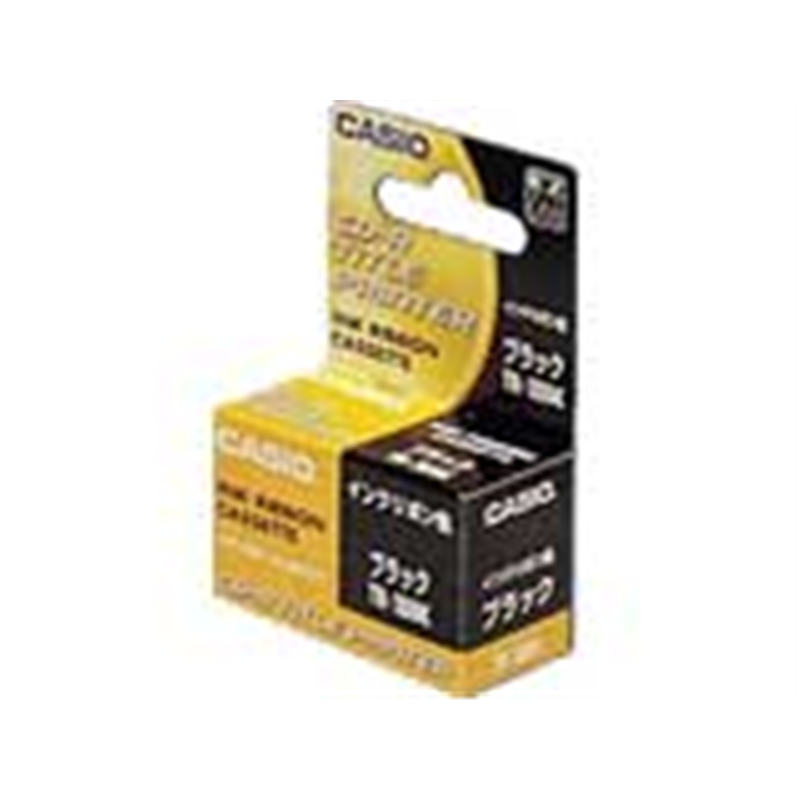 カシオ 【純正】 インクリボンカセット （ブラック）　TR-18BK TR18BK 1個（ご注文単位1個）【直送品】