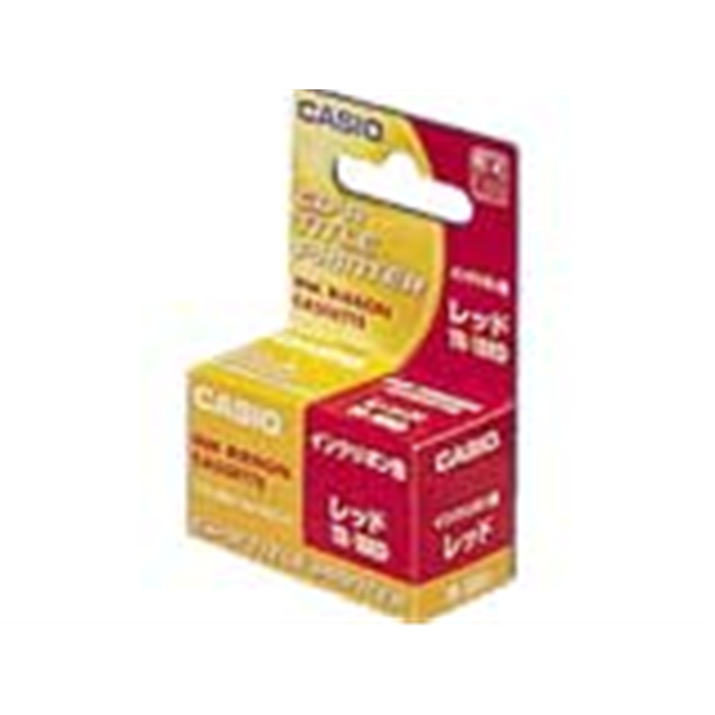 カシオ 【純正】 インクリボンカセット (レッド) TR-18RD TR18RD 1個(ご注文単位1個)【直送品】