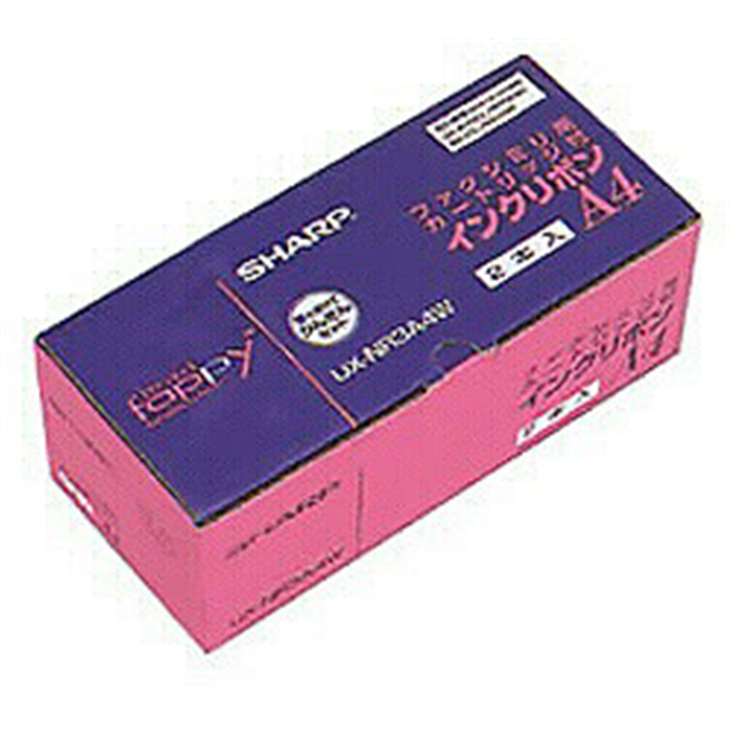 シャープ カートリッジ付普通紙FAX用インクフィルム UXNR3A4W(30m×2本入り) UXNR3A4W 1個(ご注文単位1個)【直送品】