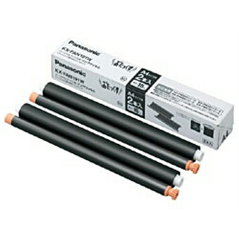 パナソニック 普通紙FAX用インクフィルム KX-FAN191W(15m×2本入り) KXFAN191W 1個(ご注文単位1個)【直送品】