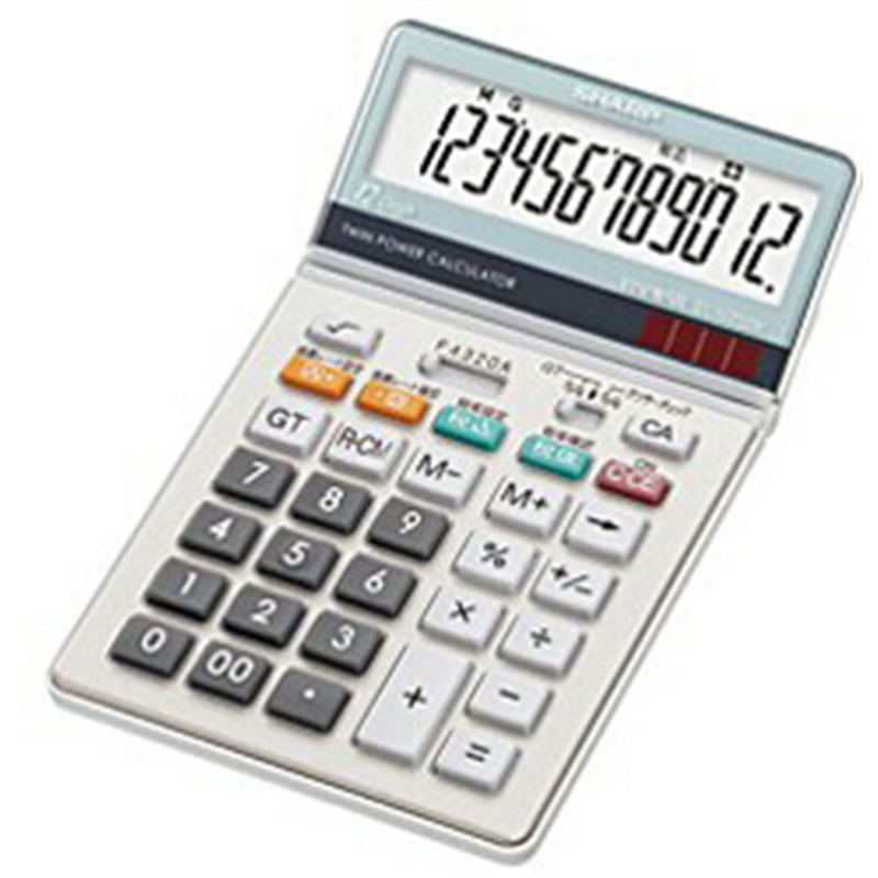 シャープ 電卓 ナイスサイズタイプ  EL-N732K-X ［12桁 /W税率非対応］ ELN732KX 1個（ご注文単位1個）【直送品】