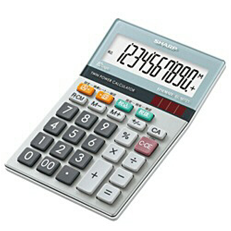 シャープ グラストップデザイン電卓   EL-M721-X ［10桁 /W税率非対応］ ELM721X 1個（ご注文単位1個）【直送品】
