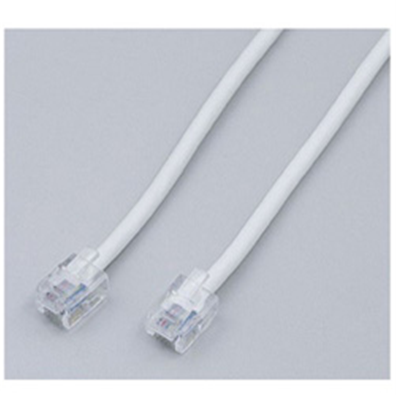 ELPA 6極6芯モジュラーケーブル （3m） TEW-S030 TEWS030 1個（ご注文単位1個）【直送品】