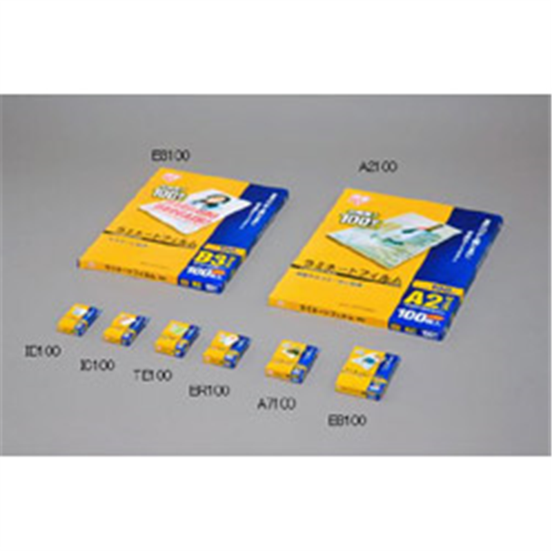 アイリスオーヤマ ラミネートフィルム LZID100 1個（ご注文単位1個）【直送品】