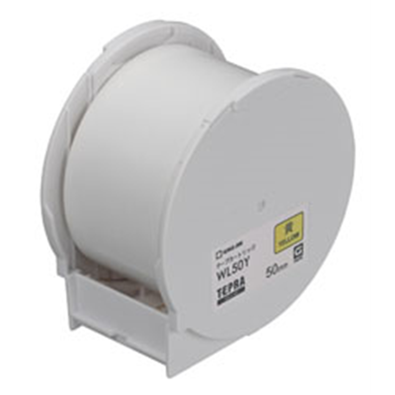 キングジム Grandテープカートリッジ WL50Y 黄 ［50mm幅］ WL50Y 1個（ご注文単位1個）【直送品】