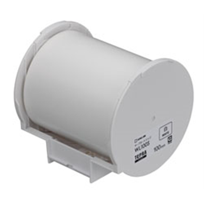 キングジム Grandテープカートリッジ WL100S 白 ［100mm幅］ WL100S 1個（ご注文単位1個）【直送品】