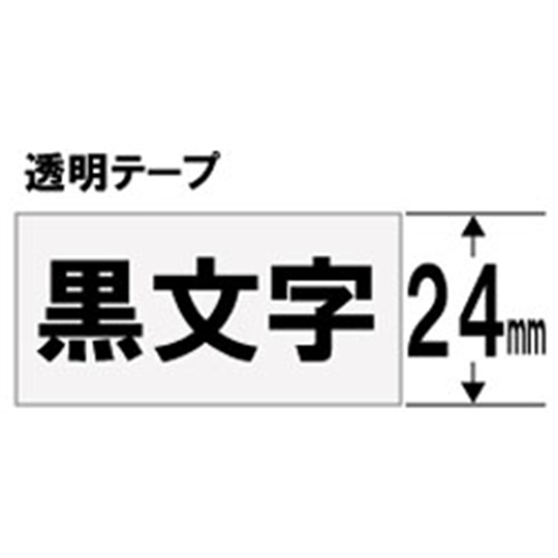 ブラザー 【ブラザー純正】ピータッチ ラミネートテープ TZe-151 幅24mm (黒文字/透明) TZe TAPE 透明 TZe-151 ［黒文字 /24mm幅］ TZE151 1個（ご注文単位1個）【直送品】