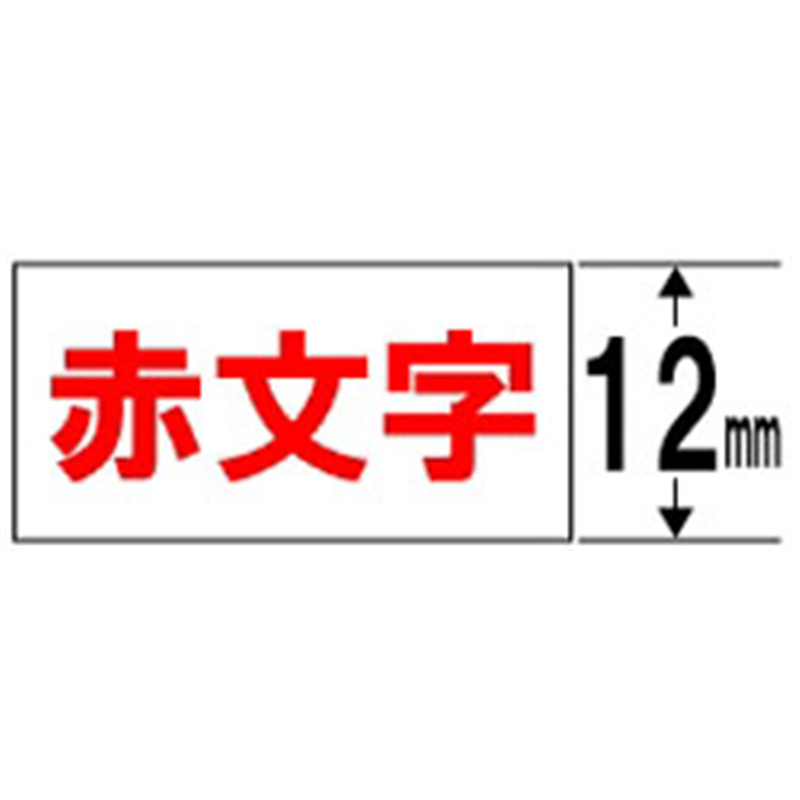 ブラザー 【ブラザー純正】ピータッチ ラミネートテープ TZe-232 幅12mm (赤文字/白) TZe TAPE 透明 TZe-232 ［赤文字 /12mm幅］ TZE232 1個（ご注文単位1個）【直送品】