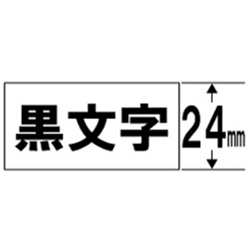 ブラザー 【ブラザー純正】ピータッチ ラミネートテープ TZe-251 幅24mm (黒文字/白) TZe TAPE 白 TZe-251 ［黒文字 /24mm幅］ TZE251 1個（ご注文単位1個）【直送品】