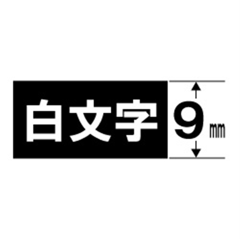 ブラザー 【ブラザー純正】ピータッチ ラミネートテープ TZe-325 幅9mm (白文字/黒) TZe TAPE 黒 TZe-325 ［白文字 /9mm幅］ TZE325 1個（ご注文単位1個）【直送品】