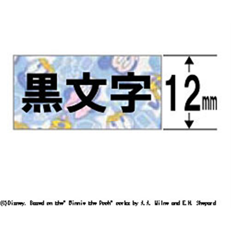 ブラザー 【ブラザー純正】ピータッチ ラミネートテープ TZe-DB31 幅12mm (黒文字/ベビーミッキーブルー) TZe TAPE ベビーミッキー ブルー TZe-DB31 ［黒文字 /12mm幅］ TZEDB31 1個（ご注文単位1個）【直送品】