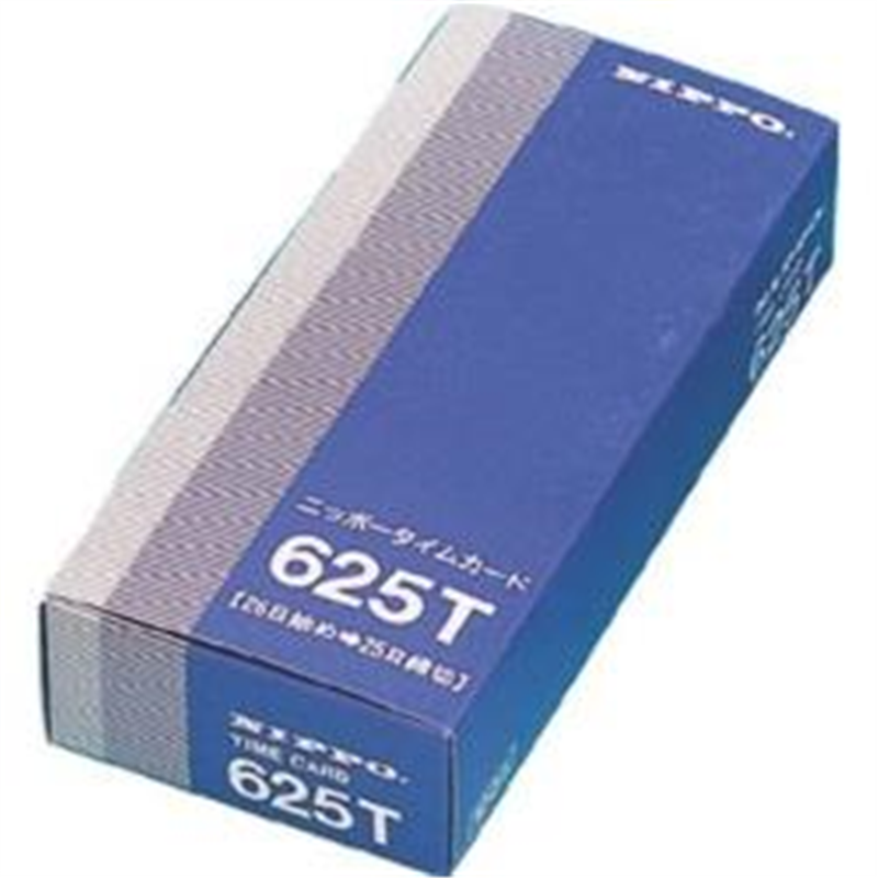 ニッポー ニッポー タイムレコーダー用 タイムカード 625T TC625T 1個（ご注文単位1個）【直送品】