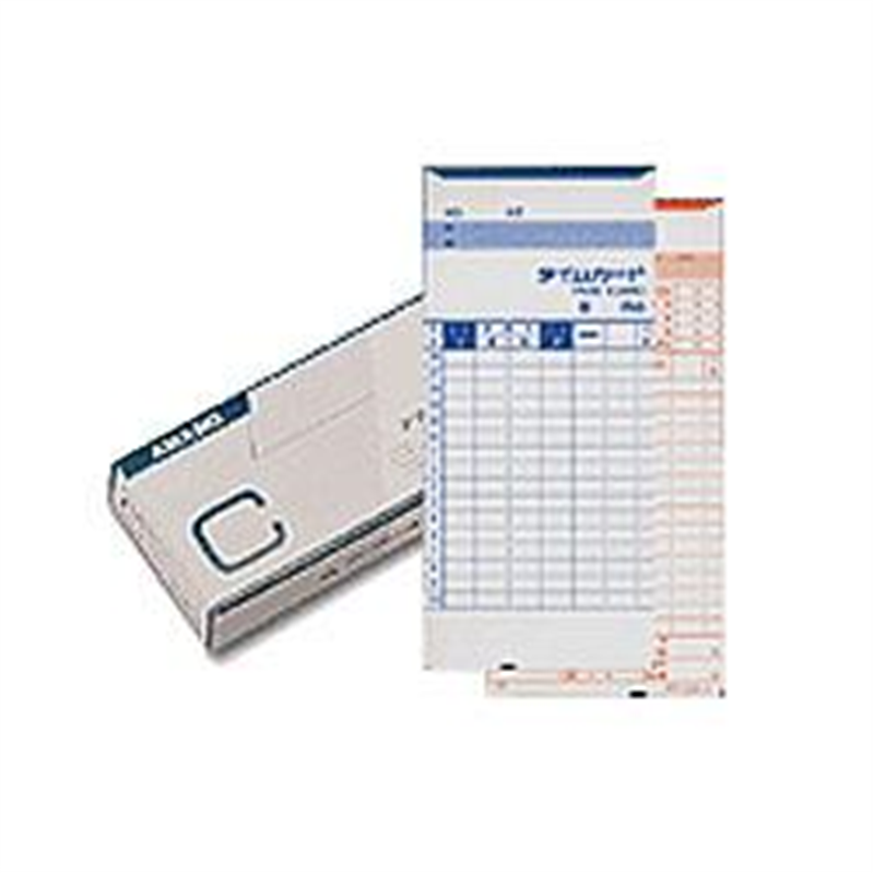 アマノ タイムレコーダー用 タイムカードC (100枚入) ﾀｲﾑｶｰﾄﾞC 1個（ご注文単位1個）【直送品】