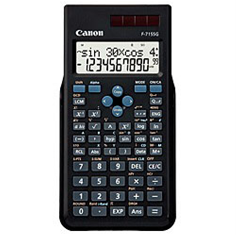 キヤノン 関数電卓  ブラック F-715SG-BK ［10桁 /W税率非対応］ F715SGBK 1個（ご注文単位1個）【直送品】