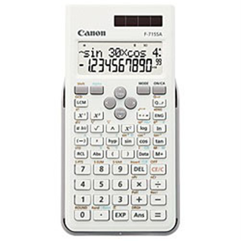 キヤノン 関数電卓  ホワイト F-715SA-WH ［10桁 /W税率非対応］ F715SAWH 1個（ご注文単位1個）【直送品】