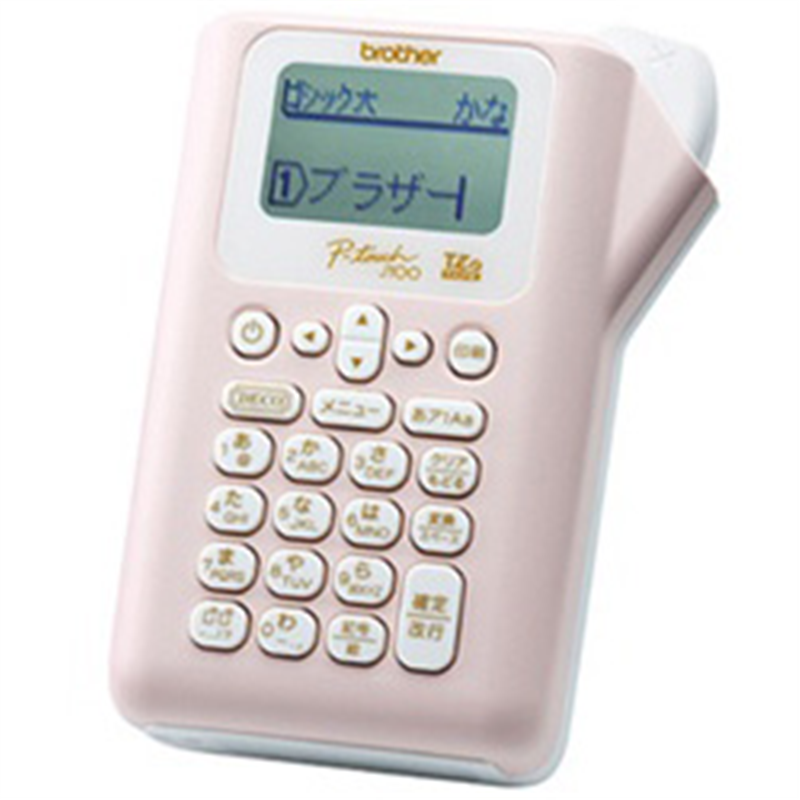 ブラザー PT-J100P ラベルライター P-touch（ピータッチ） ライトピンク P-touch（ピータッチ） ライトピンク PT-J100P PTJ100P 1個（ご注文単位1個）【直送品】