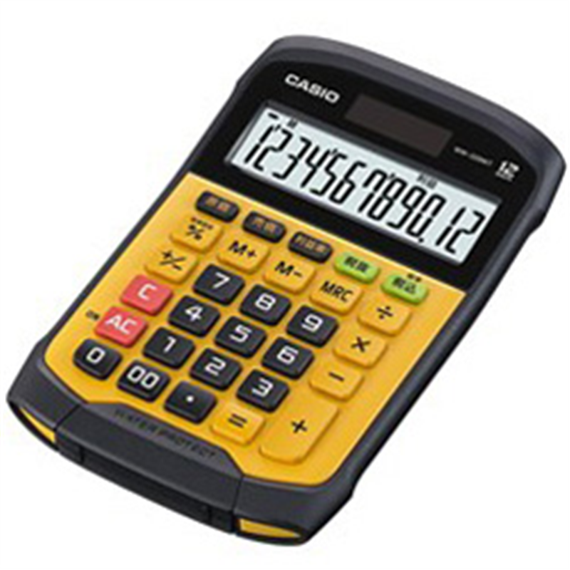 カシオ 防水防塵電卓   WM-320MT-N ［12桁 /W税率非対応］ WM320MTN 1個（ご注文単位1個）【直送品】