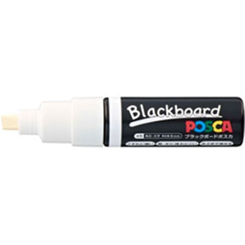 三菱えんぴつ [サインペン] ブラックボードポスカ 太字角芯 白 PCE2508K1P.1 PCE2508K1P 1個（ご注文単位1個）【直送品】