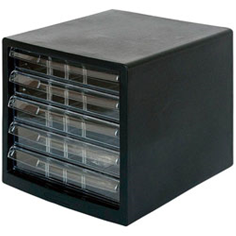 ナカバヤシ ナカバヤシ　A4レターケース5段 A4E-S5B A4ES5B 1個（ご注文単位1個）【直送品】