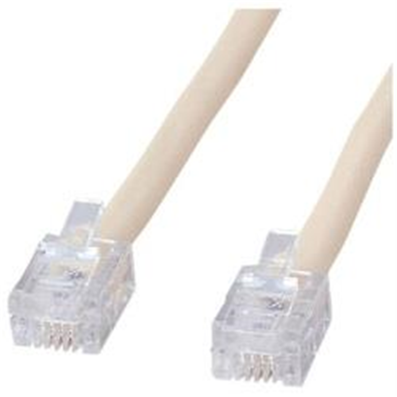 サンワサプライ シールド付ツイストモジュラーケーブル TELST10N2 1個（ご注文単位1個）【直送品】