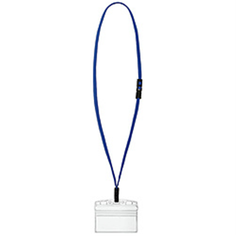 コクヨ 名札セット カードプロテクター付き チャック式 ナフ-SP180B アイドプラス 青 ナフSP180B 1個(ご注文単位1個)【直送品】