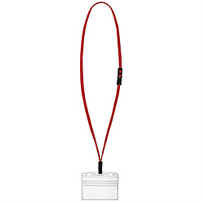 コクヨ 名札セット カードプロテクター付き チャック式 ナフ-SP180R アイドプラス 赤 ナフSP180R 1個(ご注文単位1個)【直送品】