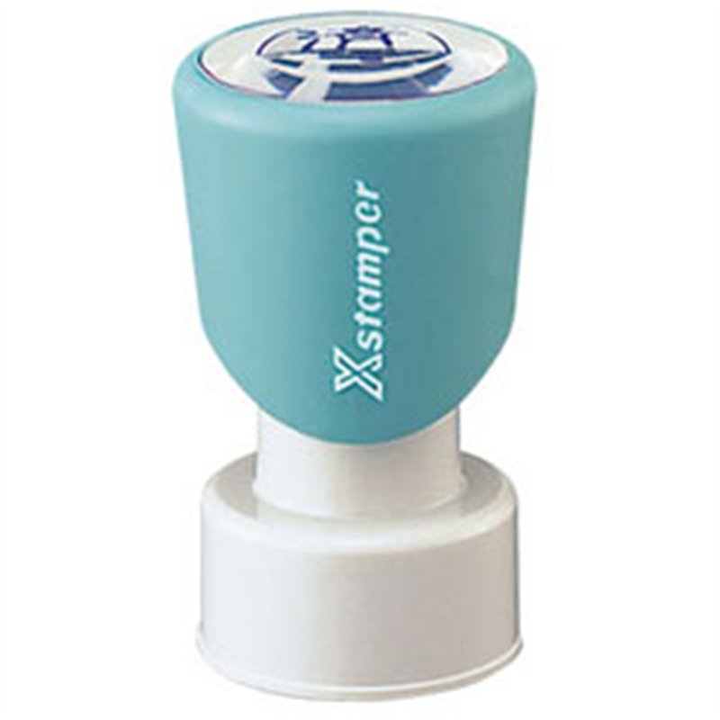 シヤチハタ 丸型印40号 Aタイプ 短柄 XE-40 XE40マルガタイン40ゴウAタイフ 1個(ご注文単位1個)【直送品】