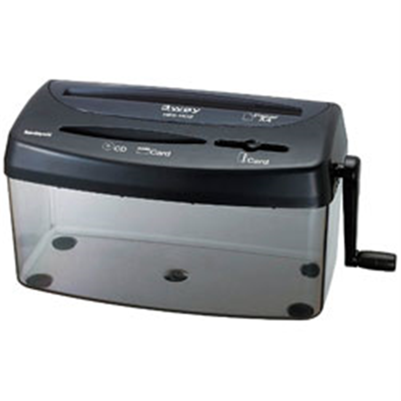 ナカバヤシ ハンドシュレッダー  ブラック HES-H02 ［クロスカット /A4サイズ /CDカット対応］ HESH02BK 1個（ご注文単位1個）【直送品】