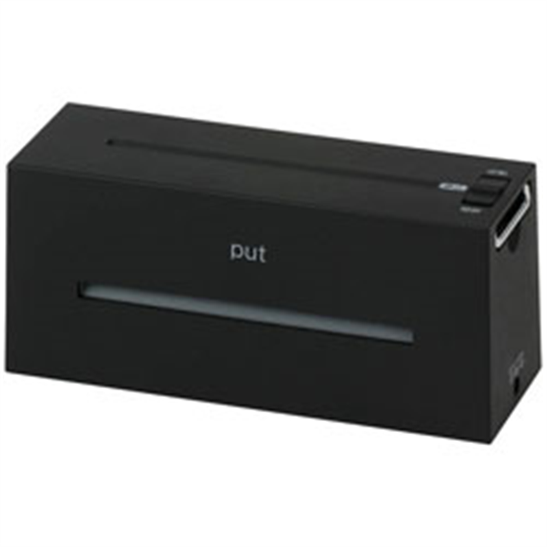 ナカバヤシ パーソナルシュレッダー プット (ストレートカット・はがきサイズ(A4サイズ縦2つ折まで)) NSE-TM1BK ブラック  ﾌﾞﾗｯｸ NSE-TM1BK ［ストレートカット /A5サイズ］ NSETM1BK 1個（ご注文単位1個）【直送品】