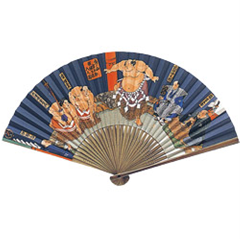 山二 紙扇子 相撲 ｶﾐｾﾝｽ･ｽﾓｳ 1個（ご注文単位1個）【直送品】
