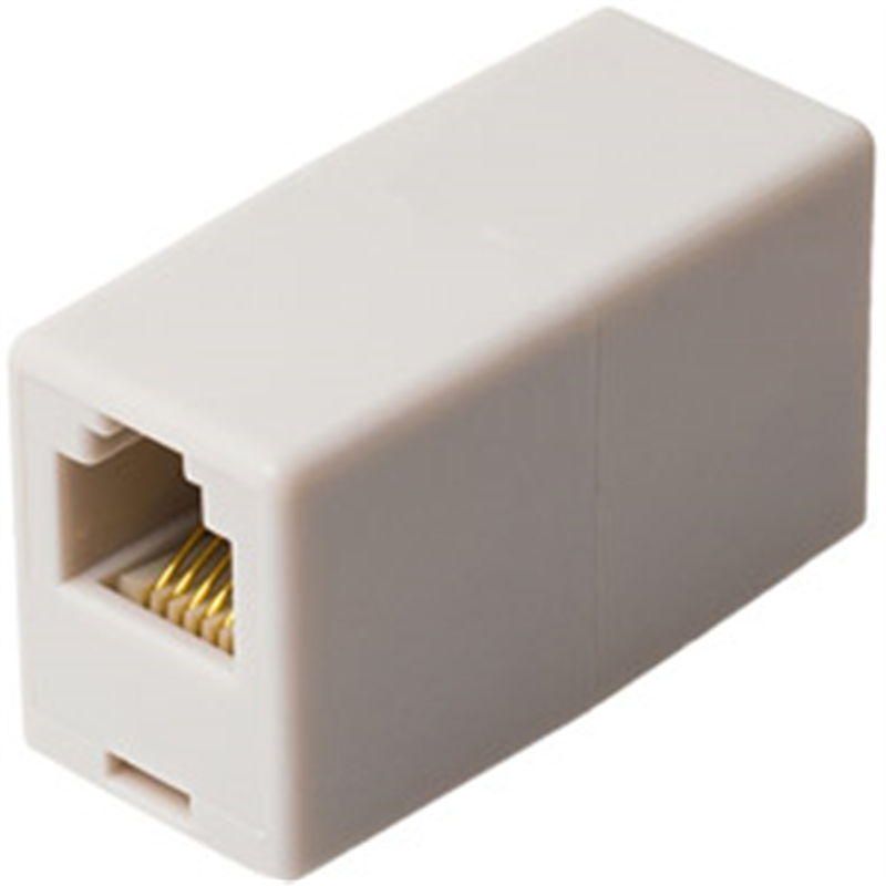 ミヨシ 中継アダプタ 6極6芯 DA-60/WH DA60WH 1個(ご注文単位1個)【直送品】