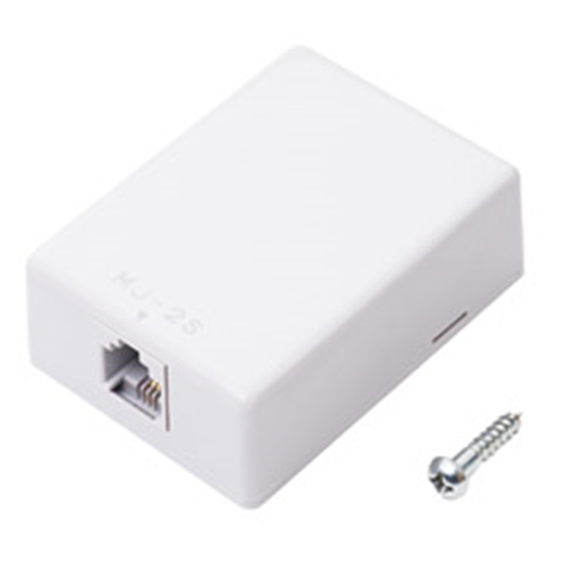 ミヨシ 回線ローゼット 6極2芯 増設用 DA-R20/GY DAR20GY 1個(ご注文単位1個)【直送品】