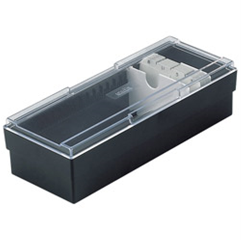 セキセイ 名刺ボックス  ブラック CB-700-00 CB700 1個（ご注文単位1個）【直送品】