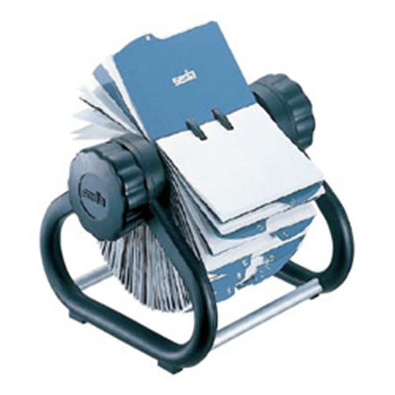 セキセイ 回転式名刺ホルダー ターボデックス ブラック TD-1400-60 TD1400 1個(ご注文単位1個)【直送品】